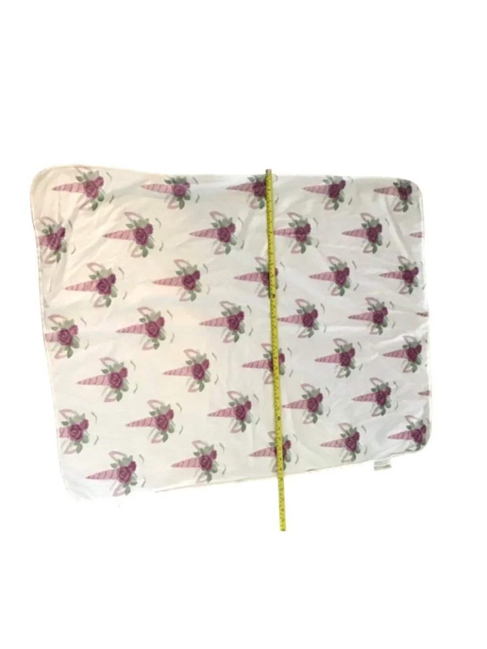 UNICORN BABY GIRL WARM SHERPA WHITE BLANKET